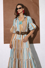 Cargar imagen en el visor de la galería, Conjunto BOHO RAYAS
