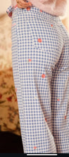 Cargar imagen en el visor de la galería, Pantalón VICHY AZUL
