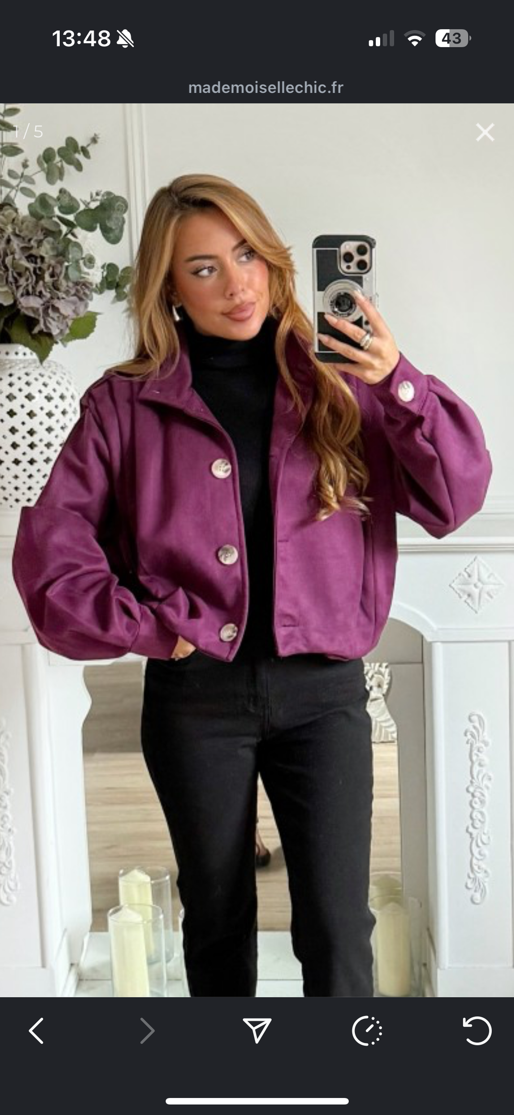 Chaqueta BOMBER BUGANVILLA