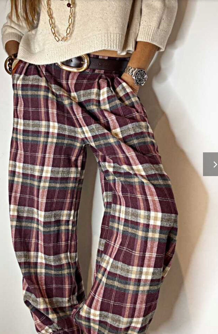Pantalón BOMBACHO CUADRO