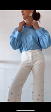 Cargar imagen en el visor de la galería, Camisa AZUL RAYAS
