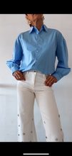 Cargar imagen en el visor de la galería, Camisa AZUL RAYAS
