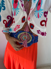 Cargar imagen en el visor de la galería, Chaqueta BOHO BLANCA
