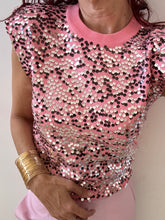 Cargar imagen en el visor de la galería, Top PINK PAILLETS
