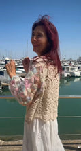 Cargar imagen en el visor de la galería, Chaqueta CROCHET FLOR
