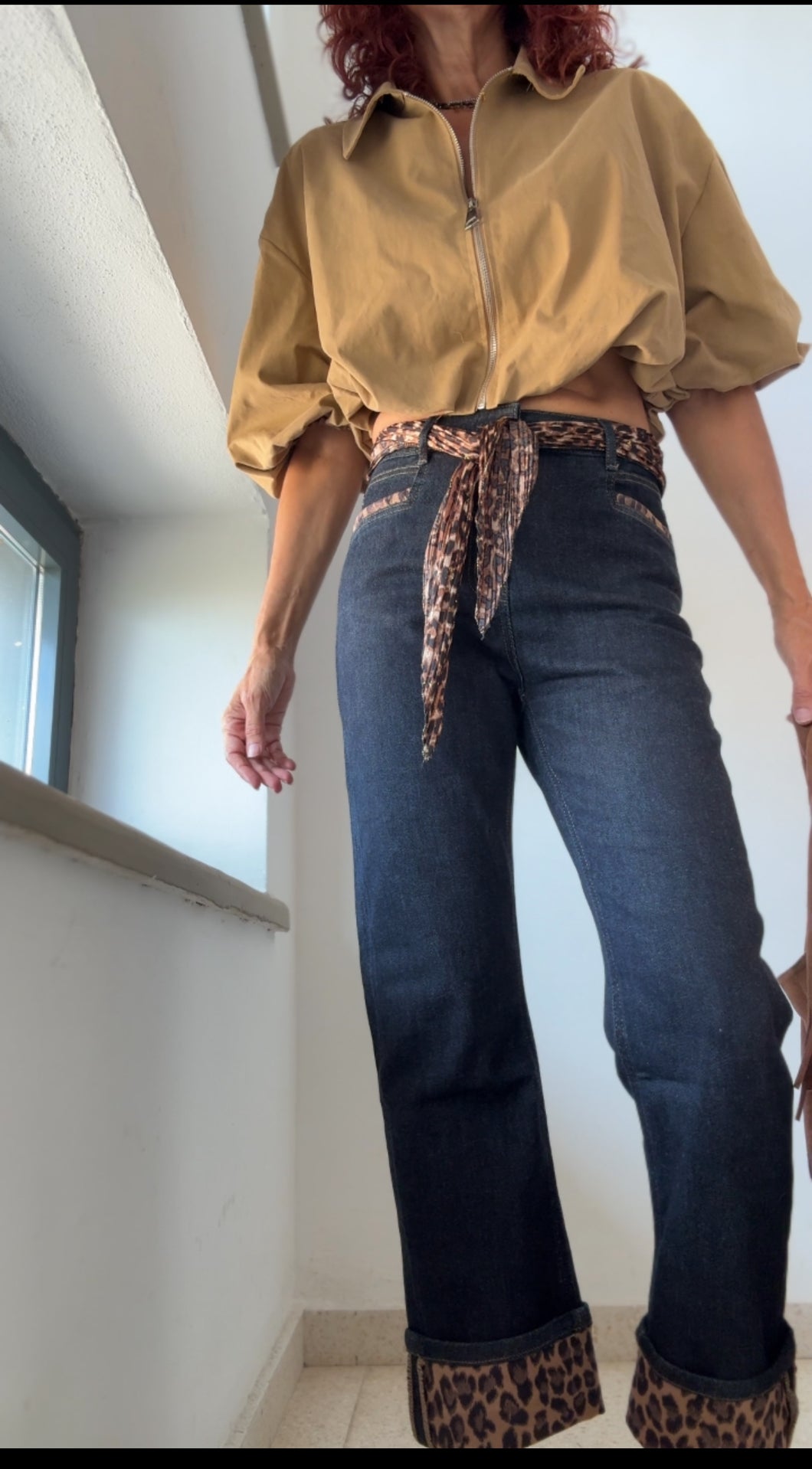 Pantalón VAQUERO COMBINADO