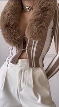 Cargar imagen en el visor de la galería, Jersey cardigan RAYADO
