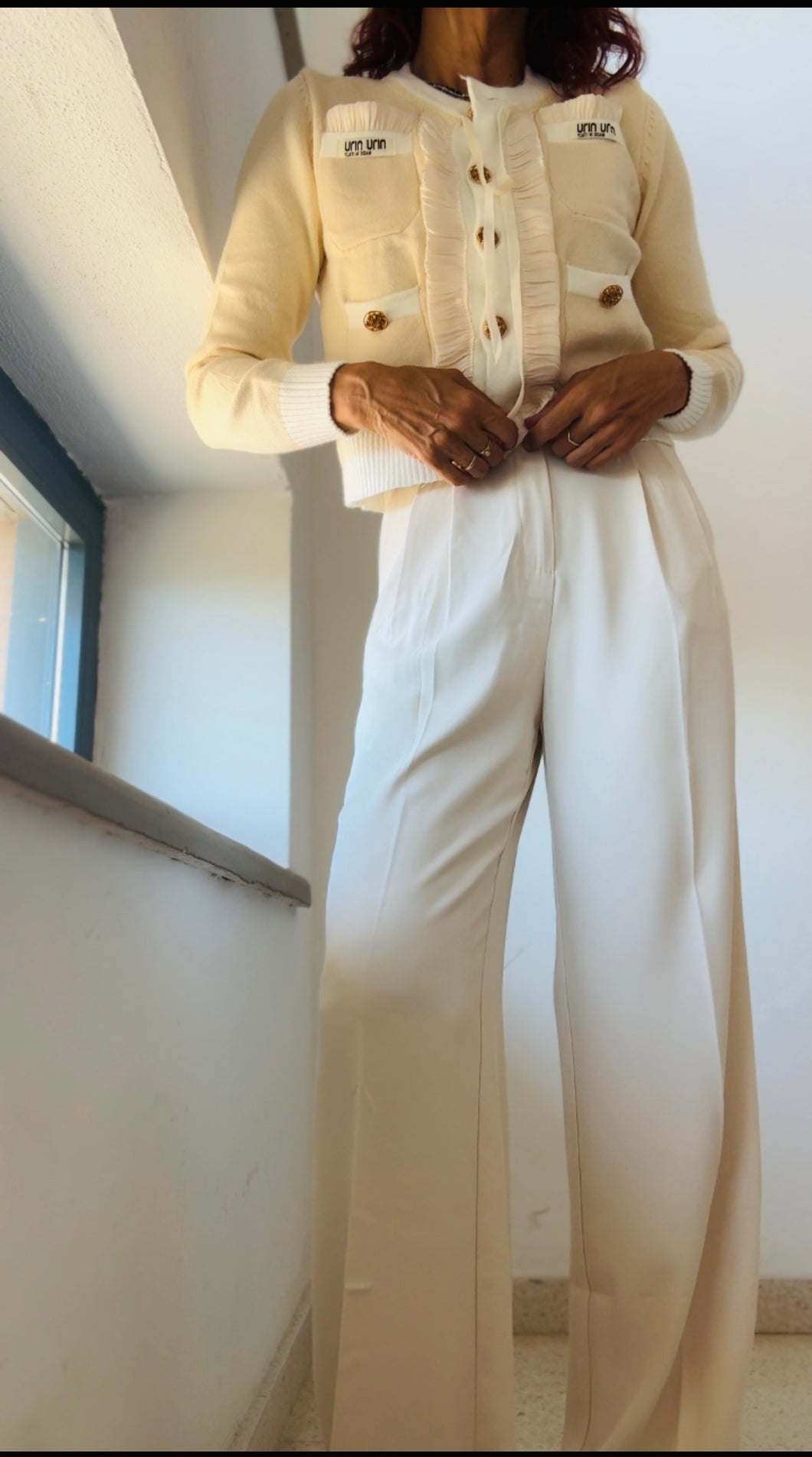 Pantalón PINZAS BEIGE