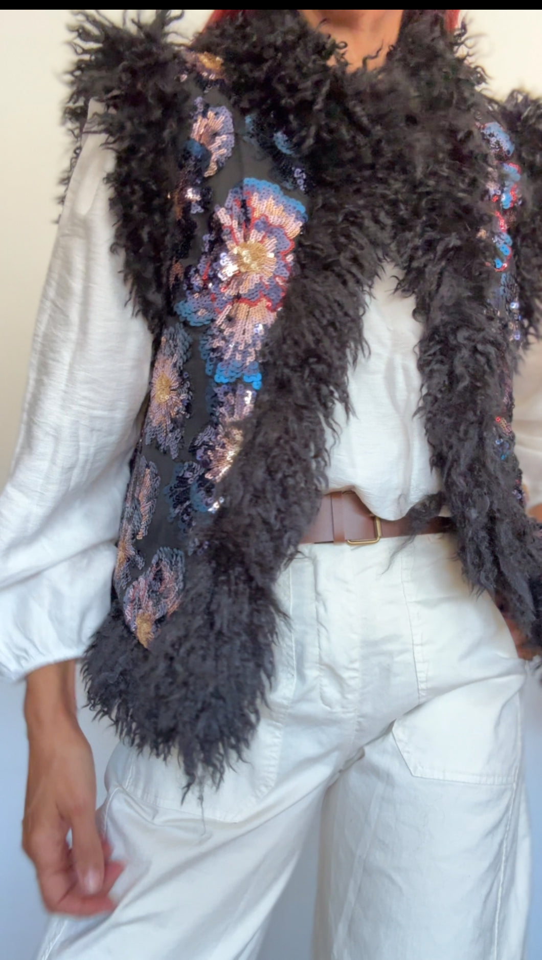 Abrigo sin mangas LEO NEGRO