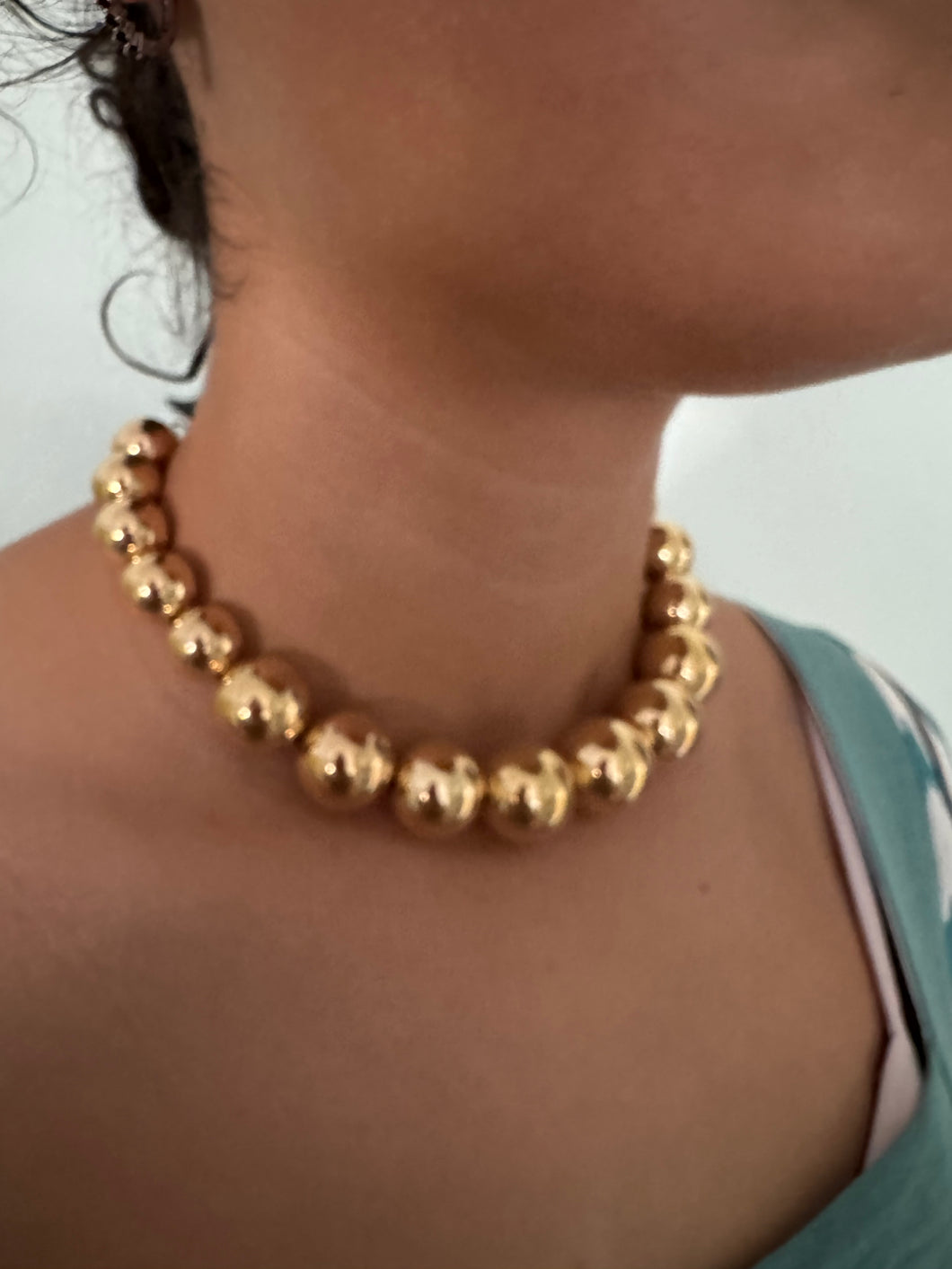 Collar BOLAS ORO